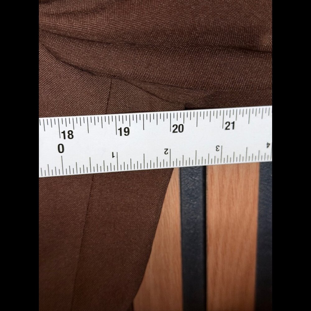 BraveMan Blazer 38R Men’s Brown Slim Fit 2 Button Suit Jacket - Picture 3 of 8